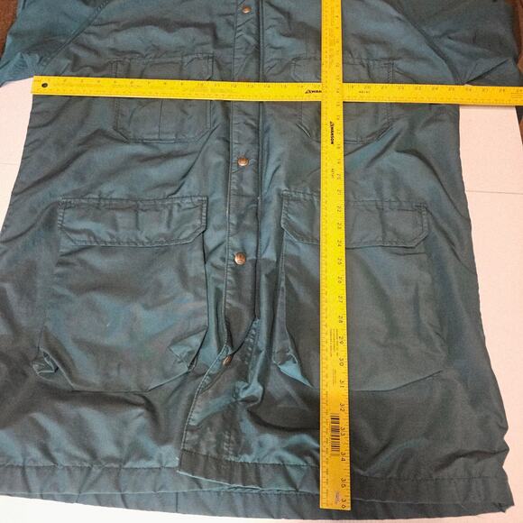Vintage Lands' End Hooded Utility Field Chore Barn Jacket Forest Green 2X 3798 - Picture 7 of 9